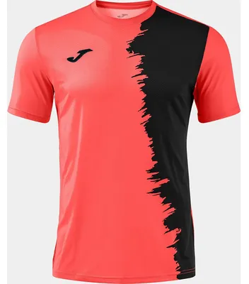 Produktbild von Joma Picasho Trikot Kurzarm Herren - Coral Fluor / Schwarz | Größe: 2XL