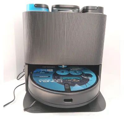 Produktbild von Cecotec Conga 11090 Spin Revolution Home&Wash, Beutellos, Schwarz, Rund, Staubbeutel, Ladend, Purification, 20 dB