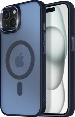 Zdjęcie produktu dla Avizar, etui MagSafe do Apple iPhone 14 Plus / 15 Plus w kolorze Frost, granatowym