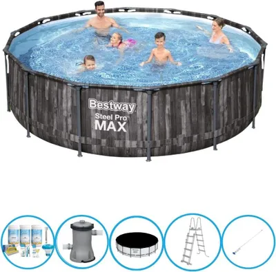 Zdjęcie produktu dla Bestway - Pool Steel Pro MAX - Zestaw basenowy - 427x107 cm