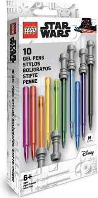 Produktbild von LEGO® Star Wars Gel-Stifte Set, Lichtschwert - 10 Teile