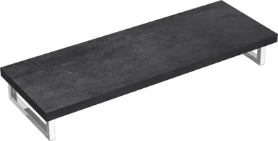 Produktbild von doporro Waschtischplatte Waschbeckenauflage 45x140cm Waschtischkonsole in Anthrazit für Waschschalen inkl. Konsolenhalterung Wandmontage