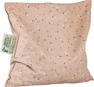 Produktbild von Kirschkern-Kissen - Dreiecke Camea rose 22x24 cm | GRÜNSPECHT