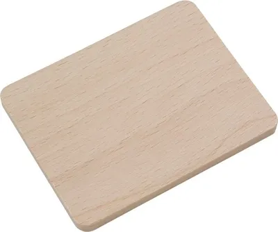 Produktbild von Untersetzer oder Raclettebrettchen, rechteckig aus Holz 10 cm