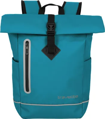 Image de travelite sac à dos de loisirs sac à dos Basics Roll-Up Backpack Plane 19L Harbor Blue bleu