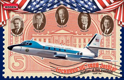 Immagine prodotto di Roden Lockheed VC-140B Jetstar 1:144 324
