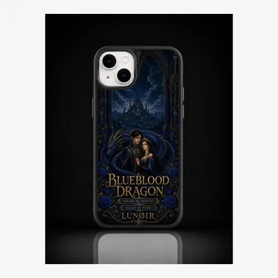 Productafbeelding van iPhone 14 Plus hoesje, telefoonhoesje, beschermhoesje, case met een drakenmotief – LUNØIR ©