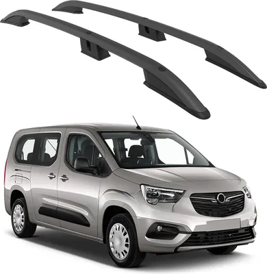 Obrázek produktu pro TURTLE STŘEŠNÍ LIŠTA CROWN OPEL COMBO LIFE 2019 2020 2021 2022 2023 2024 (LWB)  , Černá
