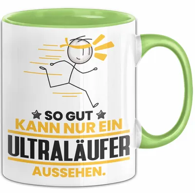 Produktbild von Ultraläufer Geschenk Tasse So Gut Kann Nur Ein Ultraläufer Aussehen Geschenkidee Kaffee-Becher (Grün)