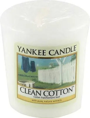 Produktbild von Yankee Candle 1016719E Votivkerze Clean Baumwolle