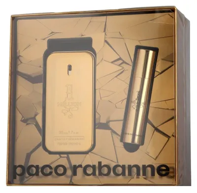 Produktbild von Paco Rabanne 1 Million 50 ml EdT Set mit Travel Spray