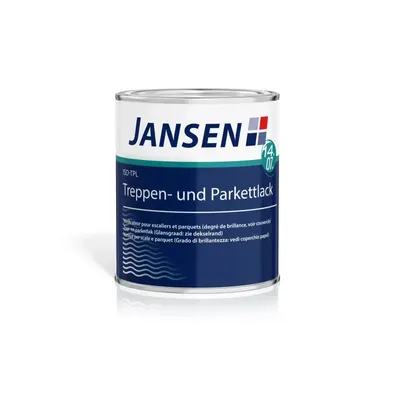 Produktbild von Jansen ISO-TPL Treppen- und Parkettlack, weiß, 750ml : 750 ml