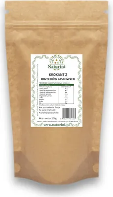 Zdjęcie produktu dla Krokant Orzechy Laskowe Prażone Posypka 1000G