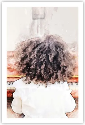 Produktbild von Poster - Poster ohne Rahmen - Kind Klavier Aquarell - 61x91,5 cm - Wand Bild - Wanddeko - Wandbilder - Kunstposter - Wandposter - Bilder - Kunstdruck - Wanddekoration - Wandbild - P2XPA61x91-4702