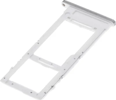 Image de Samsung, Porte-carte SIM original pour Samsung A51, Nano Sim + Micro-SD, Blanc