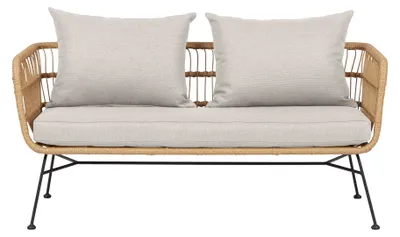 Produktbild von Nina Gartensofa 2 pers. Inkl. Auflagen, beige.