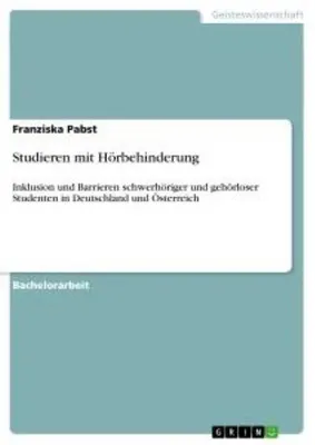 Produktbild von Studieren mit Hörbehinderung