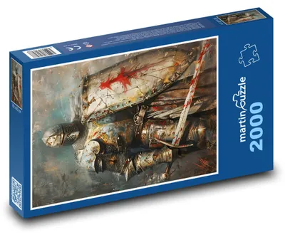 Obrázek produktu pro Puzzle 2000 Rytíř - bojovník s mečem - martinpuzzle
