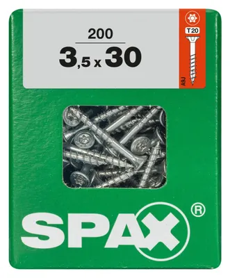 Produktbild von Spax Universalschrauben 3.5 x 30 mm TX 20 - 200 Stk.
