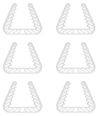 Produktbild von Fensterklemme | 6er-Set, transparent | Fensterstopper, Einklemmschutz, Fensterfeststeller, Fensterkeil gegen Zuschlagen von Fenstern und Türen – zuverlässige und sichere Fensteröffner für optimale Belüftung