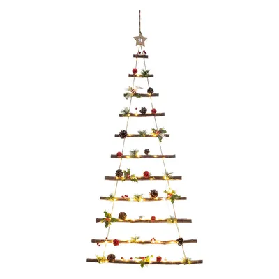 Image de Arbre de Noël mural en branches, 120 cm