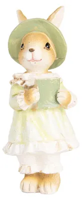 Produktbild von Clayre & Eef Dekorationsfigur 11 cm Beige Kunststoff
