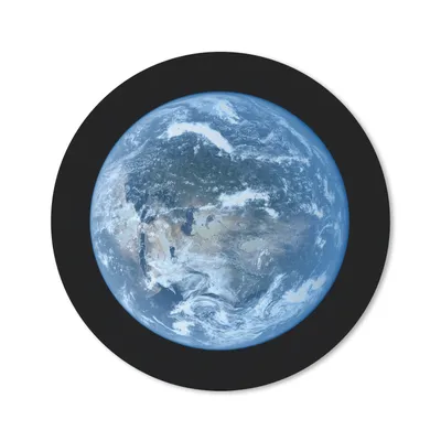 Produktbild von MuchoWow® Mauspad Mousepad Satellitenbild einer hellblauen Erde 30x30 cm - Mousepads - Maus Mat - Pad - Mausunterlage - Tischunterlage - Schreibtischmatten