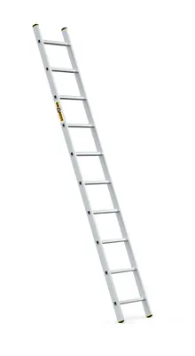 Produktbild von Drabest | Leiter - 10 Stufen, Tragfähigkeit 150kg - Alu Leiter, Dachleiter, Anlegeleiter, Anti-Rutsch-Füße