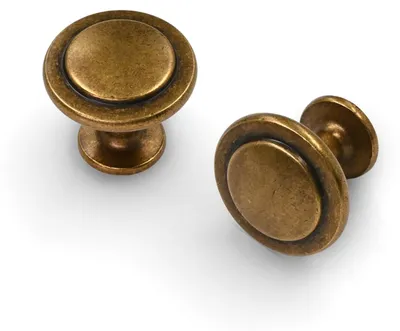 Image de 12 boutons de meubles, boutons d'armoires, boutons de tiroirs anciens en laiton, boutons pour armoires, boutons de porte, boutons de commodes, boutons d'armoires UK0006…