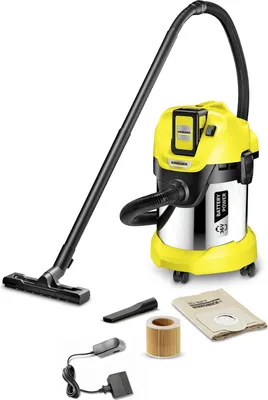 Zdjęcie produktu dla Kärcher 1.629-951.0, Suchy, Czarny, Żółty, 17 l, 2 m, 3,5 cm, 4 szt.
