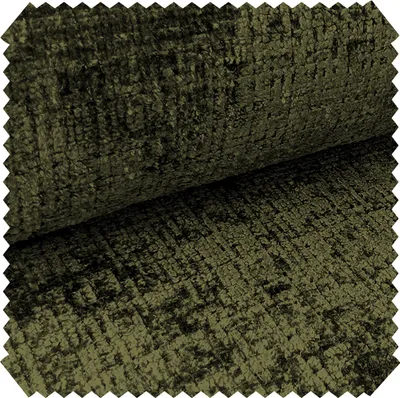 Produktbild von novely® CRETA Chenille-Stoff Polsterstoff Möbelstoff Bezugsstoff | Meterware | 1 lfm - Farbe: 38 Olivgrün
