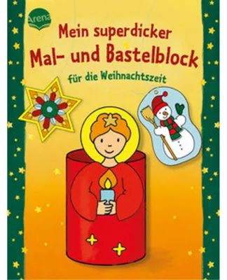 Produktbild von Mein superdicker Mal- und Bastelblock für die Weihnachtszeit