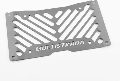 Obrázek produktu pro Kryt chladiče oleje ZIEGER kompatibilní s logem Ducati Multistrada 950 stříbrný