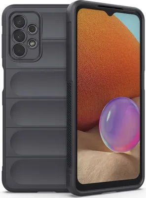 Produktbild von Samsung A32 5G Hülle, Weich TPU Silikon Stossfest Anti-rutsch Schutzhülle für Samsung Galaxy A32 5G Dunkelgrau
