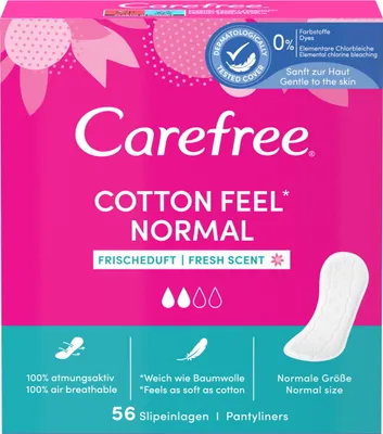 Produktbild von Carefree Baumwolle FEEL* FRISCHEDUFT, 56 Stück(e)