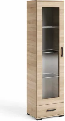 Produktbild von Vitrine 50 cm Futura F7 Eiche Sonoma