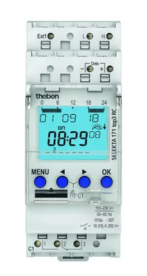 Zdjęcie produktu dla Theben Selekta 171 top3 RC Astro timer z programem tygodniowym, 1 kanał, biały