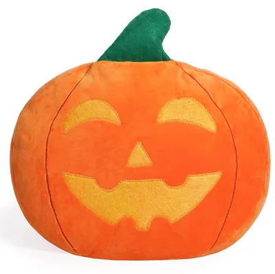Image de Omgoods - Coussin décoratif citrouille d'Halloween - Coussin décoratif pour intérieur