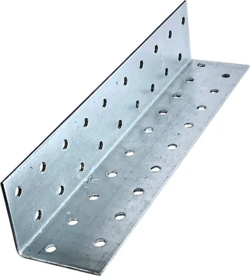 Produktbild von BKshop | Winkel - Montagewinkel km15 / km 6 - 40x40x200x2mm - Stahl - Robuste Konstruktion - 90 Grad Winkel