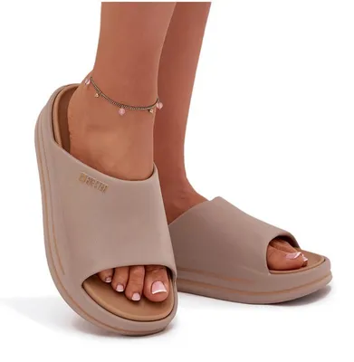 Produktbild von Damen Sandalen Auf Plattform Big Star SS274424 Dunkelbeige 40