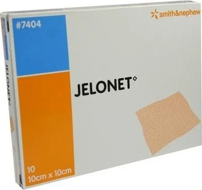 Image de Jelonet Gaze paraffinée stérile 10x10 cm 10 pcs