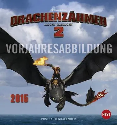 Immagine prodotto di Calendario da parete 2016 con immagini di draghi