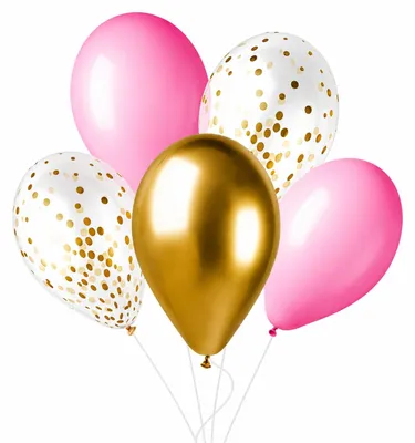 Produktbild von Latexballon 33 cm Rosa Gold | 6 Stück
