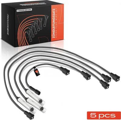 Image de Frankberg 5x Jeu de câbles d'allumage pour Opel Ascona A B C Corsa Kadett Omega Vectra