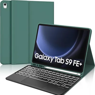 Produktbild von Touchpad Tastatur Hülle für Galaxy Tab A9 Plus 11 Zoll 2023 Kompatibilität Blau-2