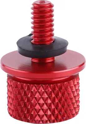 Obrázok produktu pre 1Pc 1/4" (6 mm) závit motocyklového hliníkového zadného sedadla skrutka univerzálna červená