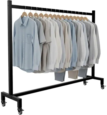 Produktbild von Garderobenstange Gisborne, 150x38x120 cm, schwarz