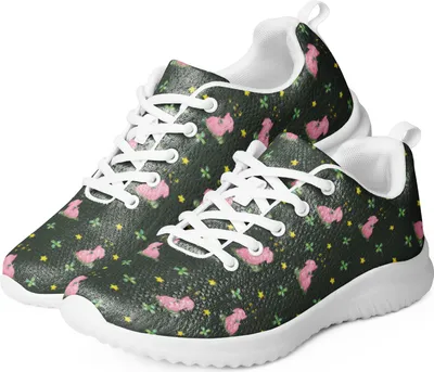 Produktbild von Mr. & Mrs. Panda Sneaker Damen Schwein Glück Größe 36 1/2 - Grün - Geschenk, Glücksbringer, Weiß, Damensneaker, Laufschuh, Bunt, Lustige Sprüche, Schweinchen, Sportschuh