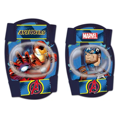 Zdjęcie produktu dla Zestaw ochronny Marvel Avengers 4-częściowy junior niebieski rozmiar S