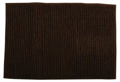 Produktbild von MSV Alfombrilla de baño, Marrón, 60x40, Braun, Einfarbig, Rechteckig, Polyester, 40 x 60 cm
